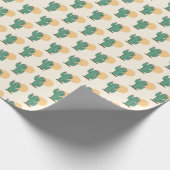 Papier d'emballage cadeau à thème cactus (Coin)