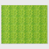 Papier d'emballage cadeau abstrait vert unique (Plat)