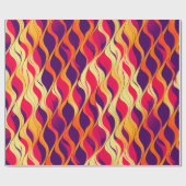 Papier d'emballage cadeau amusant et coloré (Plat)