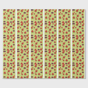 Papier d'emballage cadeau avec motif pastèque pour