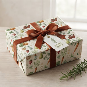 Papier d'emballage cadeau Baby Shower Marché des F