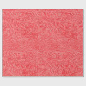 Papier d'emballage cadeau blanc rouge simple moder (Plat)