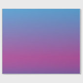 Papier d'emballage cadeau bleu violet rose ombre (Plat)