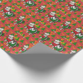 Papier d'emballage cadeau Bull Terrier (Coin)