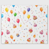 Papier d'emballage cadeau coloré (Plat)