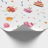 Papier d'emballage cadeau coloré (Coin)