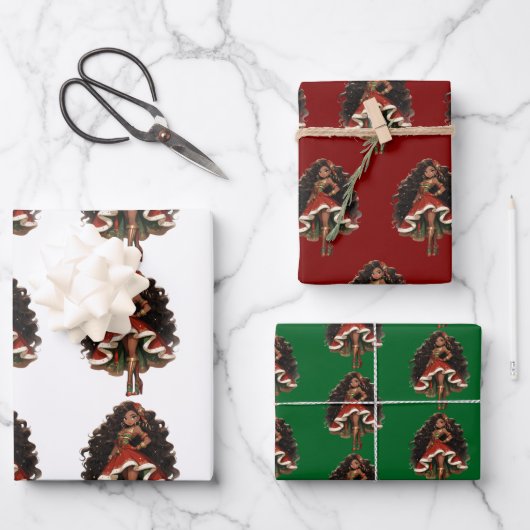 Papier d'emballage cadeau Danseuse Casse-Noisette  (Recto)