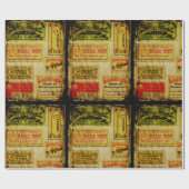 Papier d'emballage cadeau d'apothicaire de poison (Plat)