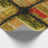 Papier d'emballage cadeau d'apothicaire de poison (Coin)