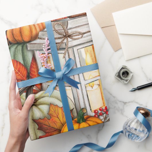 Papier d'emballage cadeau d'automne (Cadeaux)