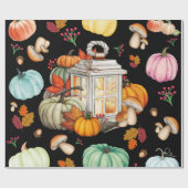 Papier d'emballage cadeau d'automne (Plat)