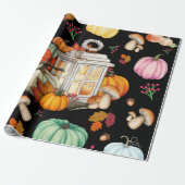 Papier d'emballage cadeau d'automne (Déroulé)