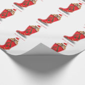 Papier d'emballage cadeau de bas de Noël de Zelda (Coin)