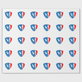 Papier d'emballage cadeau de BBQ de concurrence (Plat)