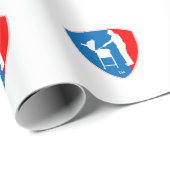 Papier d'emballage cadeau de BBQ de concurrence (Coin rond)