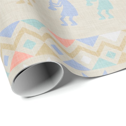 Papier d'emballage cadeau de bébé de style (Coin rond)