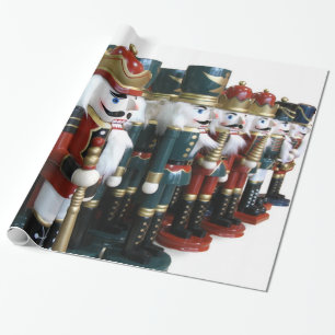 Papier d'emballage cadeau de casse-noix