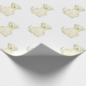 Papier d'emballage cadeau de chien de chien (Coin)