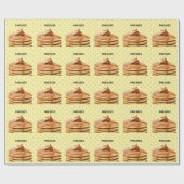 Papier d'emballage cadeau de crêpes (Plat)