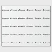 Papier d'emballage cadeau de demoiselle d'honneur (Plat)