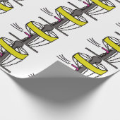 Papier d'emballage cadeau de golf de disque (Coin)
