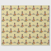 Papier d'emballage cadeau de grippe-sou (Plat)