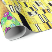 Papier d'emballage cadeau de la Saint-Valentin (Coin rond)