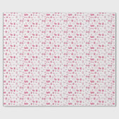 Papier d'emballage cadeau de la Saint-Valentin | D (Plat)