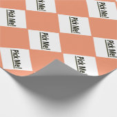 Papier d'emballage cadeau de mandarine (Coin)