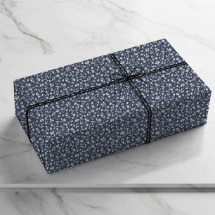 Papier d'emballage cadeau de mariage classique ble