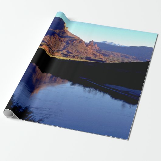 Papier d'emballage cadeau de Moab Utah (Déroulé)