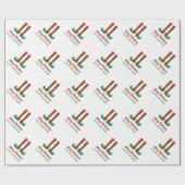 Papier d'emballage cadeau de Noël (Plat)