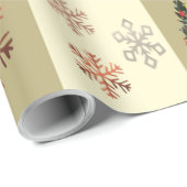 Papier d'emballage cadeau de Noël (Coin rond)