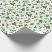 Papier d'emballage cadeau de Noël mignon (Coin)