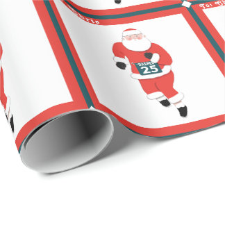 Papier d'emballage cadeau de piste et de terrain