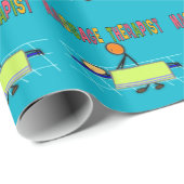 Papier d'emballage cadeau de thérapeute de massage (Coin rond)