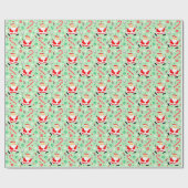 Papier d'emballage cadeau de vacances de badminton (Plat)
