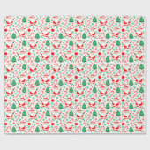 Papier d'emballage cadeau de vacances de golf sur (Plat)