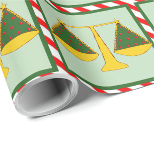 Papier d'emballage cadeau de vacances pour avocat