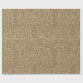 Papier d'emballage cadeau de vigne de papier (Plat)