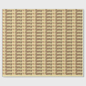 Papier d'emballage cadeau d'excuse (Plat)