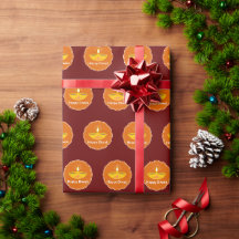 papier d'emballage cadeau Diwali