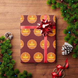 papier d'emballage cadeau Diwali