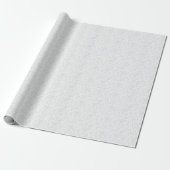 Papier d'emballage cadeau Fleurs de dentelle flora (Déroulé)