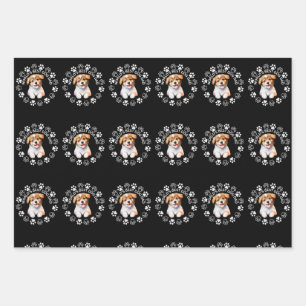 Papier d'emballage cadeau - Meilleur papa de chien