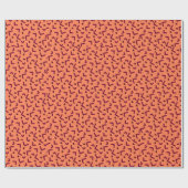 Papier d'emballage cadeau moderne tendance (Plat)