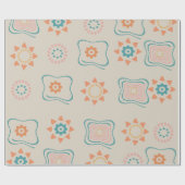 Papier d'emballage cadeau motif abstrait (Plat)