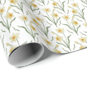 Papier d'emballage cadeau Narcisse (Coin rond)