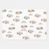 Papier d'emballage cadeau personnalisé Fennec Fox (Devant 3)