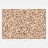 Papier d'emballage cadeau pour fèves de café pour  (Devant 2)